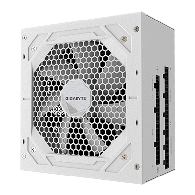 GIGABYTE GP-UD750GM 750W V2 ICE, 80 Plus Gold Certified Fully Modular Power Supply, PCIe Gen 5.1, 80 PLUS Gold, Fully Modular Design, 120mm Fan, ATX 3.1 compatible, UK Plug