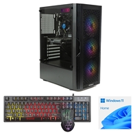 LOGIX Intel i5-10400F 6 Core 12 Threads, 2.90GHz (4.30GHz Boost), 16GB DDR4 RAM, 1TB NVMe M.2, 80 Cert PSU, GTX1650 4GB Graphics, Windows 11 home installed + FREE Keyboard &amp; Mouse - Prebuilt System - Full 3-Year Parts &amp; Collection Warranty