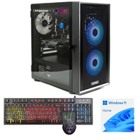 LOGIX Intel i5-10400F 6 Core 12 Threads, 2.90GHz (4.30GHz Boost), 16GB DDR4 RAM, 1TB NVMe M.2, 80 Cert PSU, GTX1650 4GB Graphics, Windows 11 home installed + FREE Keyboard &amp; Mouse - Micro Tower - Full 3-Year Parts &amp; Collection Warranty