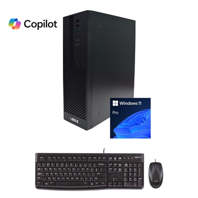 LOGIX 14th Gen Intel Core i5 10 Core Small Form Factor SFF Business / Education PC with 16GB RAM, 1TB SSD, Windows 11 Pro, Keyboard, Mouse &amp; 3 Year Warranty