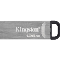 Kingston DataTraveler Kyson 128GB USB 3.2 Capless Metal USB Flash Drive