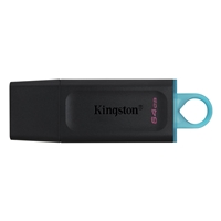 Kingston DataTraveler Exodia 64GB USB 3.2 Blk/Cyan USB Flash Drive