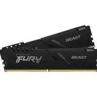 Kingston Fury Beast KF426C16BBK2/64 System Memory 64GB, 2666MHz, (2 x 32Gb), DDR4, CL16, DIMM, Black