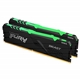 Kingston FURY Beast RGB, DDR4, 16GB (2x8 GB), DIMM, 288-pin, 3200 MHz, Black