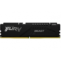 Kingston FURY Beast KF548C38BB-16 Gaming System Memory, DDR5, 4800MHz, 1 x 16Gb, Black Heatsink, 288 Pin, 1.1v, CL38