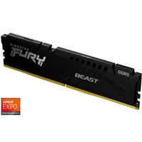 Kingston FURY Beast KF552C36BBE-16 16GB System Memory, 5200MT/s, DDR5, CL36, DIMM, Black, AMD EXPO Certified