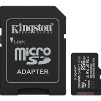 Kingston Canvas Select Plus 256GB Class 10 UHS-I Micro SD Card with Lifetime Warranty