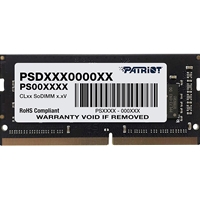 Patriot Signature Line 16GB No Heatsink (1 x 16GB) DDR4 2666MHz SODIMM System Memory