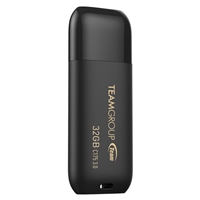 Team C175 32GB USB 3.1 Black USB Flash Drive