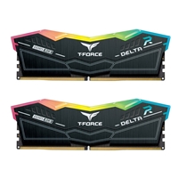 Team T-Force Delta RGB FF3D532G6200HC38ADC01 32GB 6200MHz DDR5 System Memory, 2 x 16GB, Black, CL38-38-38-78 1.25V