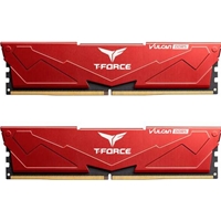 TeamGroup T-Force VULCAN Red DIMM Kit 64GB (2 x 32GB), DDR5 6000MHz System Memory