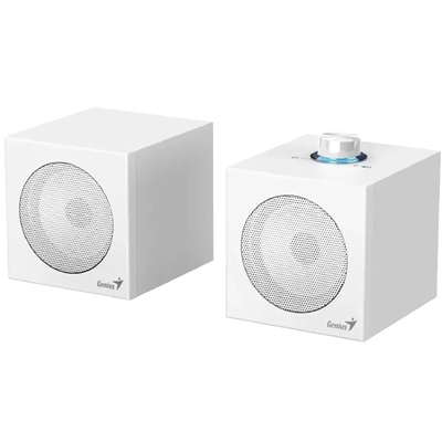 Genius SP-HF300U, 4W, USB Audio Speakers/ USB-A &amp; USB-C - White