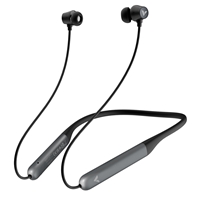 Verbatim TruSound ANC Neckband Earbuds, Wireless Bluetooth 5.4, Active Noise Cancellation - Black