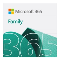 Microsoft 365 Family Medialess 2021 Latest Version - 1 Year Subscription 6 Users  - Electronic Download ESD