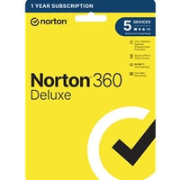 Norton 360 Deluxe 2022, Antivirus Software for 5 Devices, 1-year Subscription, Includes Secure VPN, Password Manager and 50GB of Cloud Storage, PC/Mac/iOS/Android, Retail Boxed