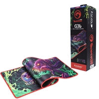 Marvo Scorpion G36 Gaming Mouse Pad, XL 920x294x3mm, Waterproof, Smooth Surface for Optimal Gaming, Improves Precision and Speed, with Non-Slip Rubber Base and Stitched Edges, Scorpion Design