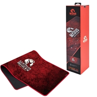Marvo Scorpion PRO G41 Gaming Mouse Pad, XL 900x400x3mm, Smooth Surface for Optimal Gaming, Improves Precision and Speed, with Non-Slip Rubber Base and Stitched Edges, Red and Black