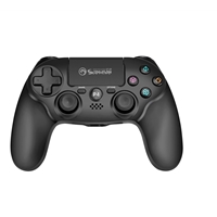 MARVO Scorpion GT-64 PS4 Wireless Controller, Wired (USB 2.0) for PC, With a 600mAh Rechargeable Battery, Non Stop Play for Upto 6 Hours, 6-axis sensor and Dual Vibration, With Touchpad, Black