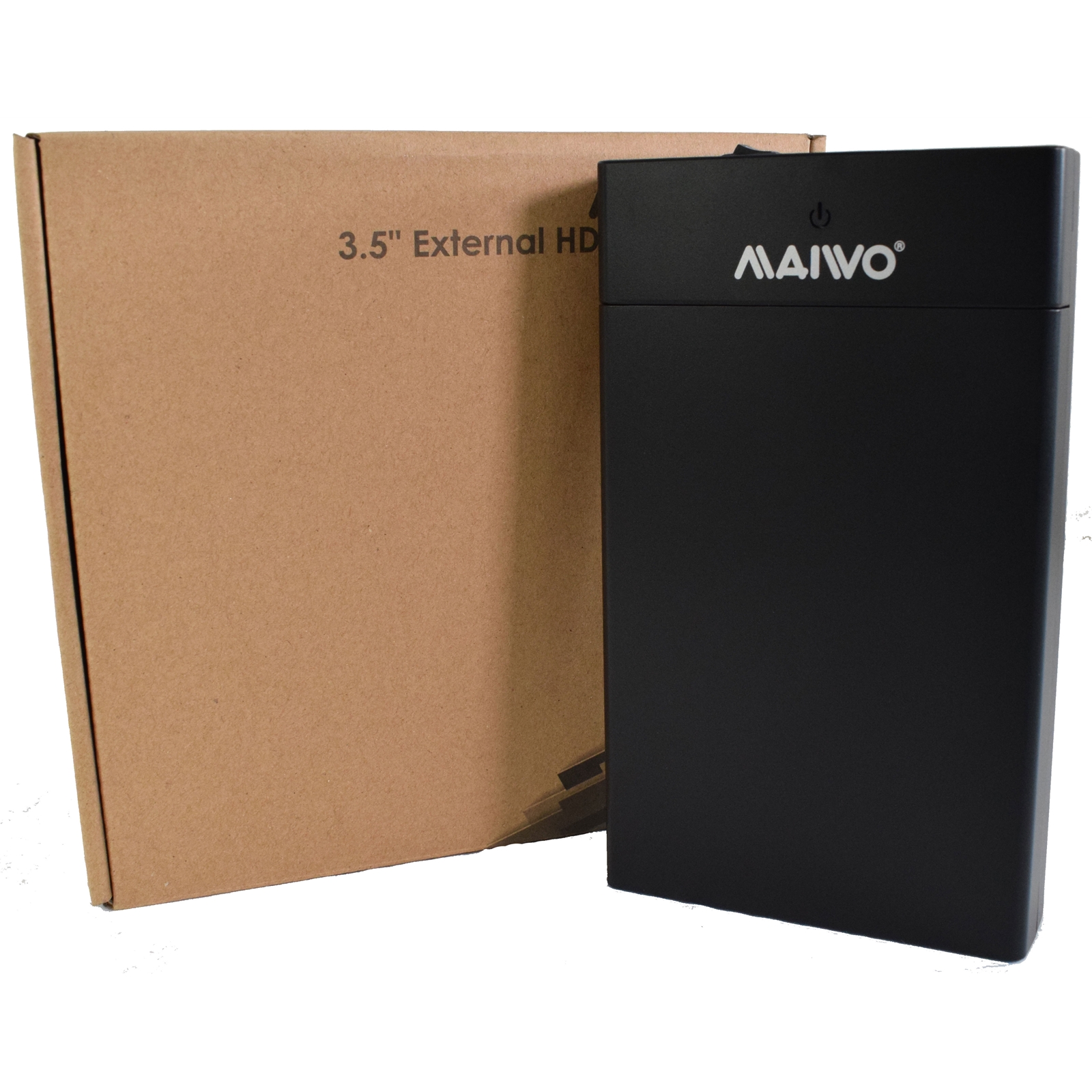 (image for) Maiwo USB 3.0 3.5\" External Hard Drive Enclosure with Power Adapter