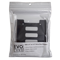 Evo Labs 2.5 INCH to 3.5 INCH Single Internal Drive Bay Adapter, Metal, for 2.5 INCH SSD/HDD