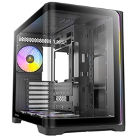 Antec Constellation C5 Curve Black Argb Case, Curved Glass Panels, Dual Chamber, Support Back-connect Motherboards, 4 X Argb Pwm Fans With Built-in Fan Controller, Atx, Micro-atx, Itx 0-761345-10225-4 - Tgt01