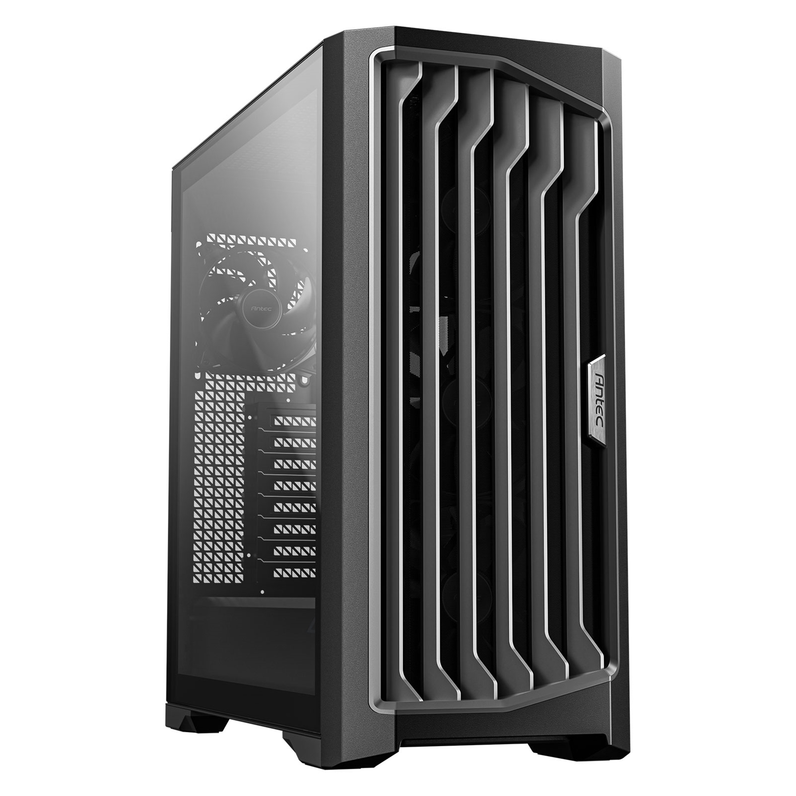 (image for) ANTEC Performance 1 FT Gaming Case, Black, E-ATX Full Tower, 2x USB 3.0, 1x USB Type-C 10Gbps, Temperature Display, 4mm Tempered Glass Side Panel, E-ATX, ATX, Micro-ATX, ITX