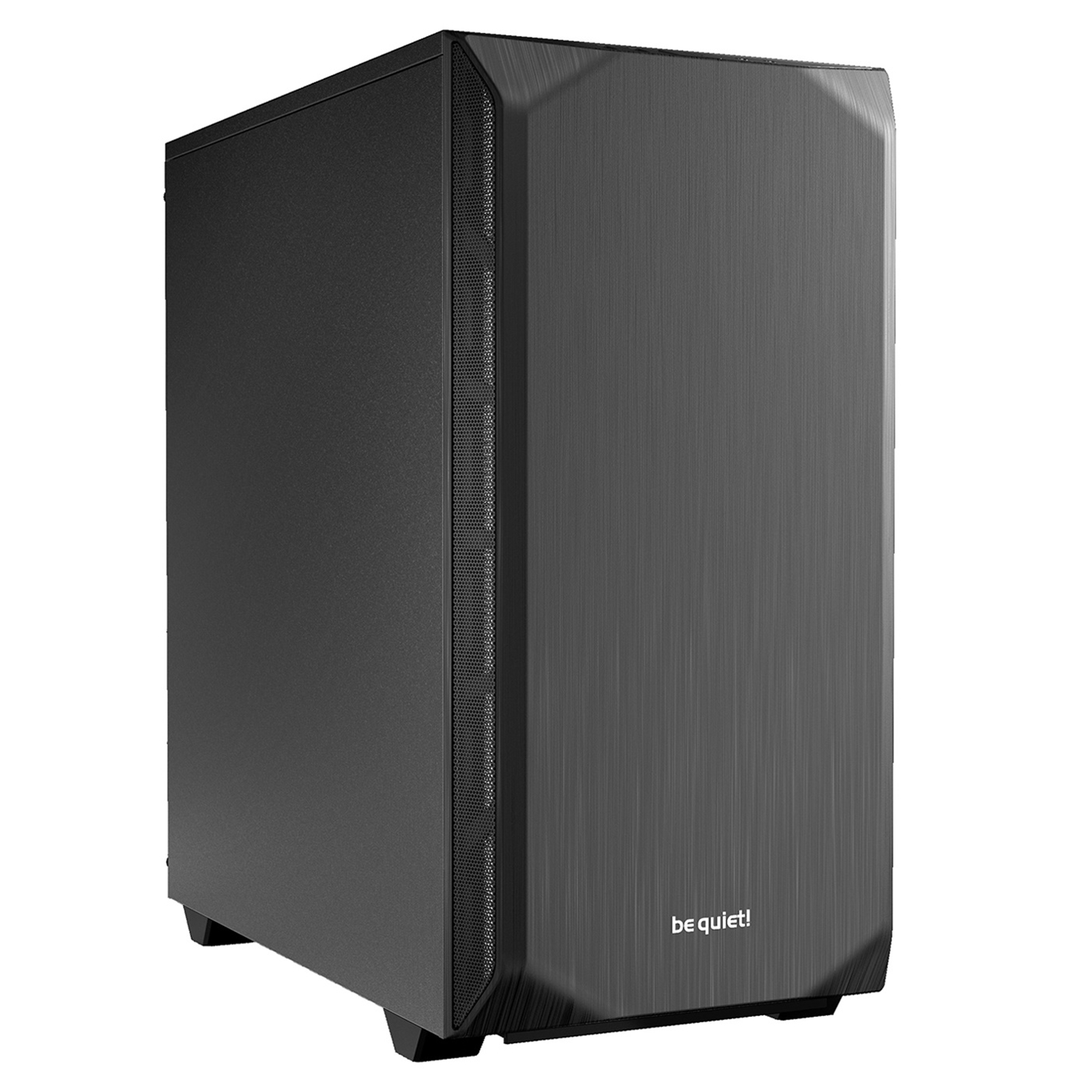 (image for) be quiet! Pure Base 500 Case, Black, Mid Tower, 2 x USB 3.2 Gen 1 Type-A, 2 x Pure Wings 2 140mm Black PWM Fans Included, Exchangeable Top Cover for Silent or High Performance, Insulation Mats on Front, Sides & Top