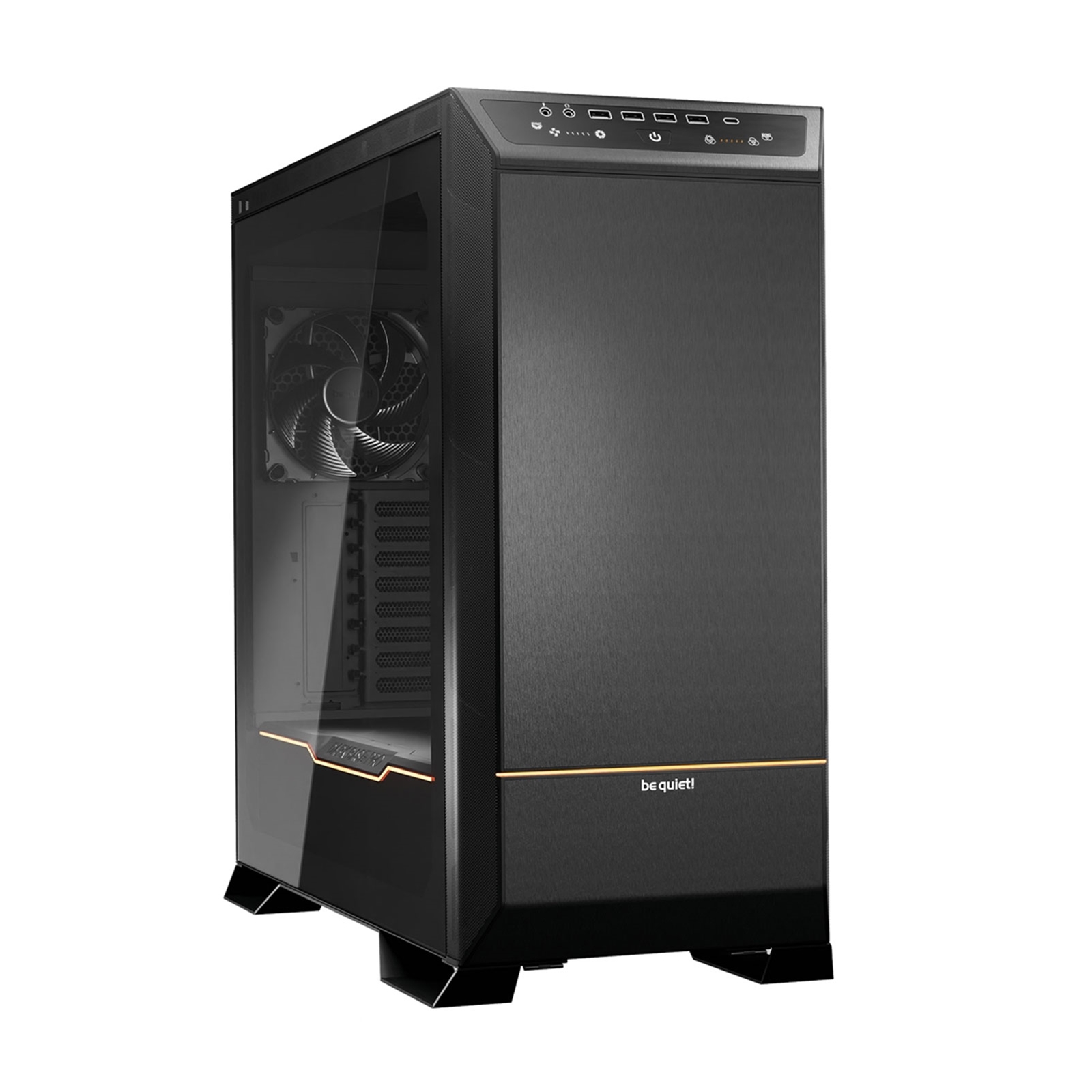 (image for) be quiet! Dark Base Pro 901 Full Tower Gaming PC Case, Black, 4x USB 3.2 Type A, Interchangeable Top Cover and Front Panel, Touch Sensitive I/O, 3x Silent WIngs 4 PWM Fans, ARGB Lighting