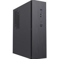 Cit S8i Sff Micro-atx Pc Case - 8.3l Compact Desktop Chassis, Brushed Front, 1 X 80mm Fan, 2 X Usb 3.0, Tfx Psu Support, Black Cit-s8i-ac - Tgt01