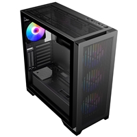 Cronus Phanes Gaming Pc Case, Mid Tower With Tempered Glass, Argb Lighting, Enhanced Connectivity, And Superior Airflow, Atx, Micro Atx, Mini-itx, And E-atx Phanes - Tgt01
