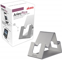 Akasa Aries Pico Silver Phone and Tablet Holder Stand