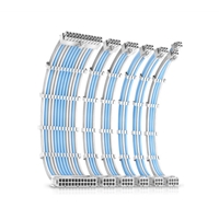 Antec White/blue Psu Extension Cable Kit - 6 Pack (1x 24 Pin, 1x 4+4 Pin, 2x 8 Pin, 2x 6 Pin) 0-761345-77696-7 - Tgt01