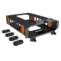 Be Quiet! Hdd Cage, Mounting For One Hdd Or Two Ssds, Black & Orange Rubber Decouplings Included, Compatible With Most Be Quiet! Cases Bga05 - Tgt01