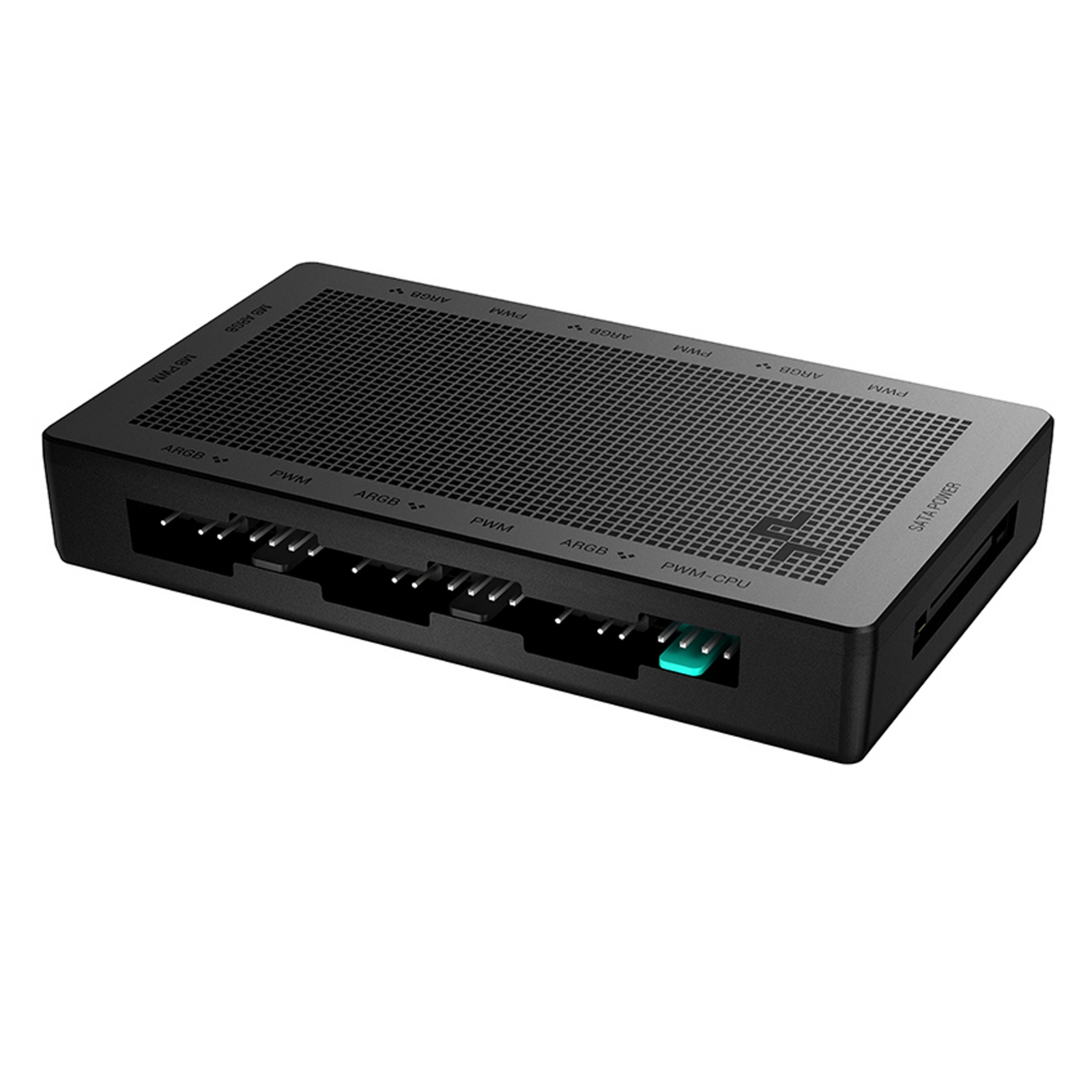 (image for) DeepCool SC790 2-in-1 Addressable RGB & PWM Fan Hub, 6-Port, Connect up to 6 PWM ARGB 3-Pin Fans Simultaneously While Occupying Minimal Motherboard Headers, Magnetic for Easy Installation