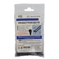 Evo Labs Black Cable Ties 100 x 2.5mm 100 Pack