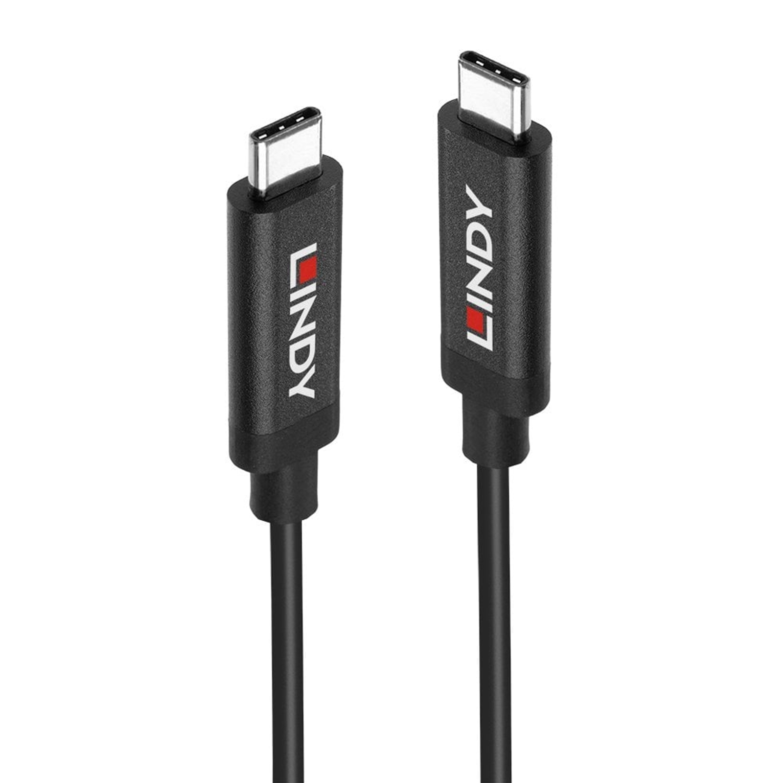 (image for) Lindy 43348 3m USB-C (M) 3.2 PD 3A 10Gbps Active Cable - Black