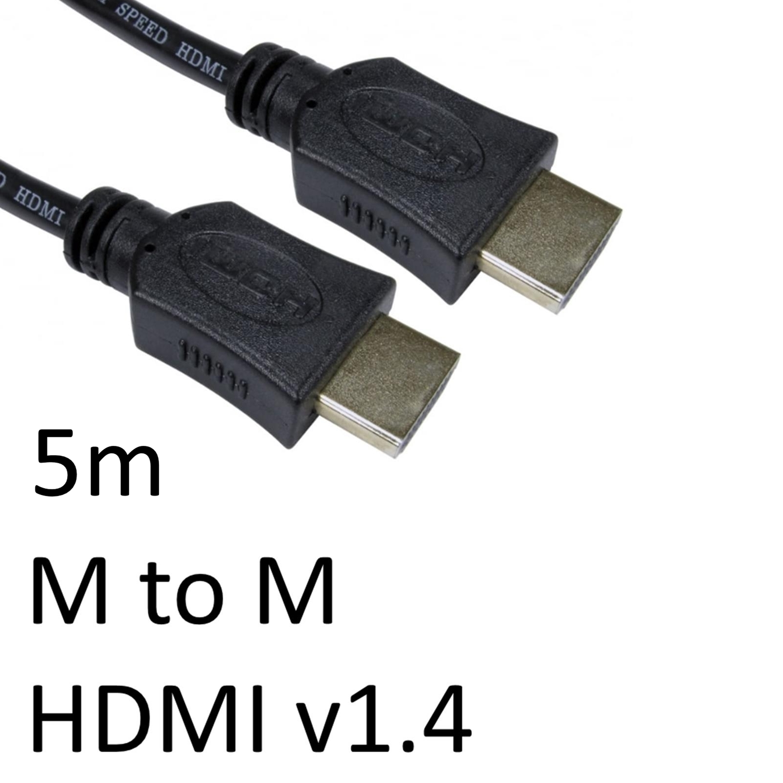 (image for) HDMI 1.4 (M) to HDMI 1.4 (M) 5m Black OEM Display Cable