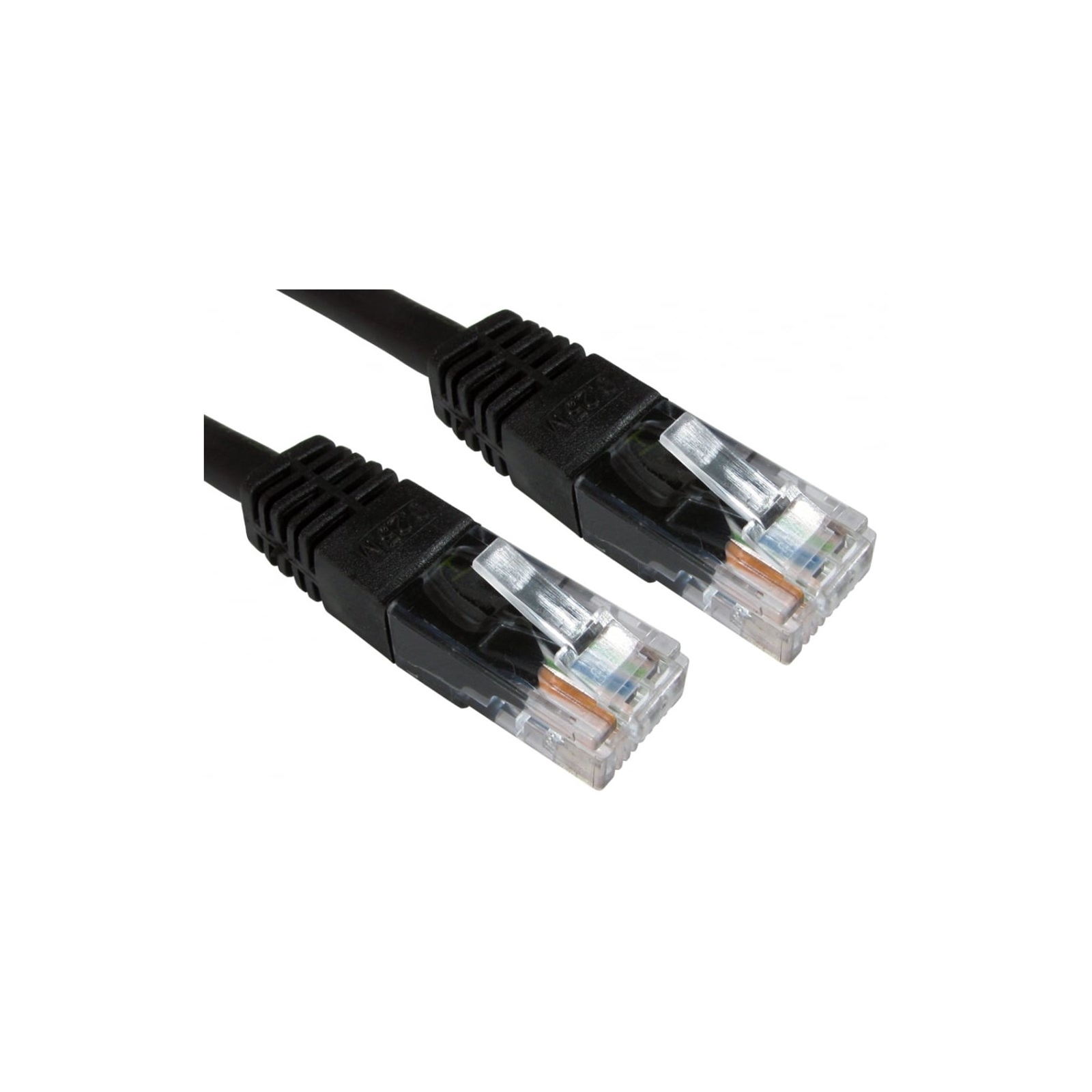 (image for) RJ45 (M) to RJ45 (M) CAT6 0.25m Black OEM Moulded Boot Copper UTP Network Cable