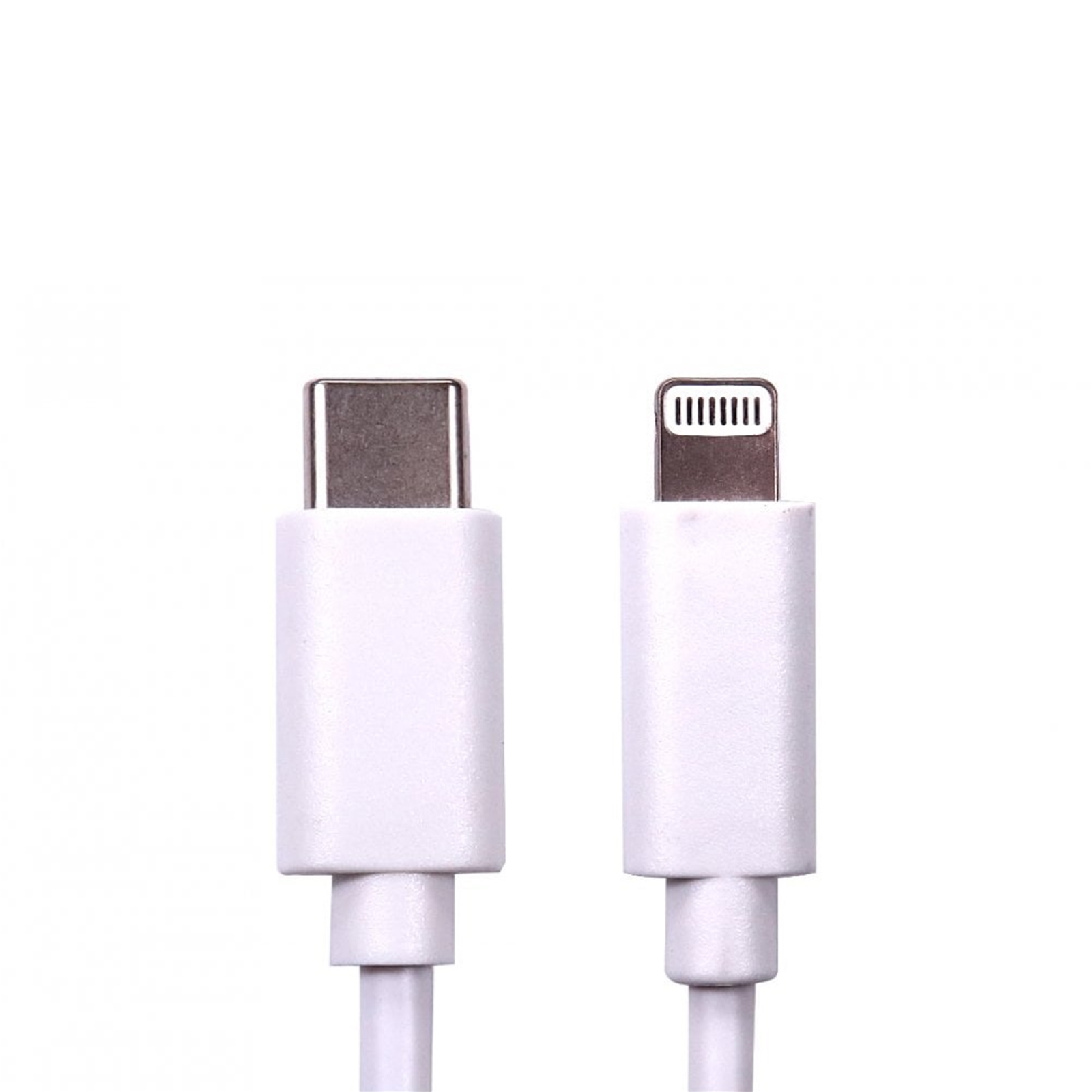 (image for) TARGET NLMOB-C-LT-2M Data Cable, USB 2.0 Type-C (M) to Apple Lightning (M), 2m, White, MFI Certified, 9V 2.2A Charging Power, White PVC Jacket, OEM Polybag Packaging