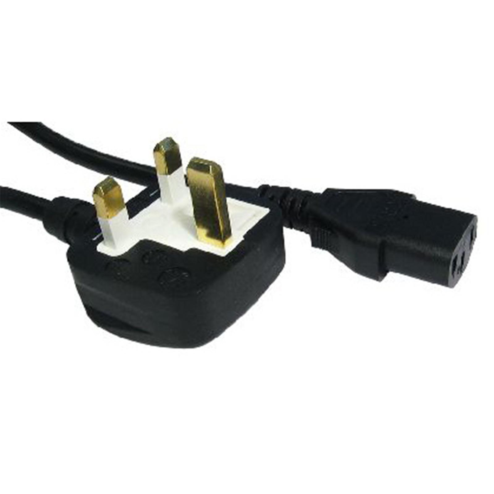 (image for) UK Mains to IEC Kettle 5m Black OEM Power Cable