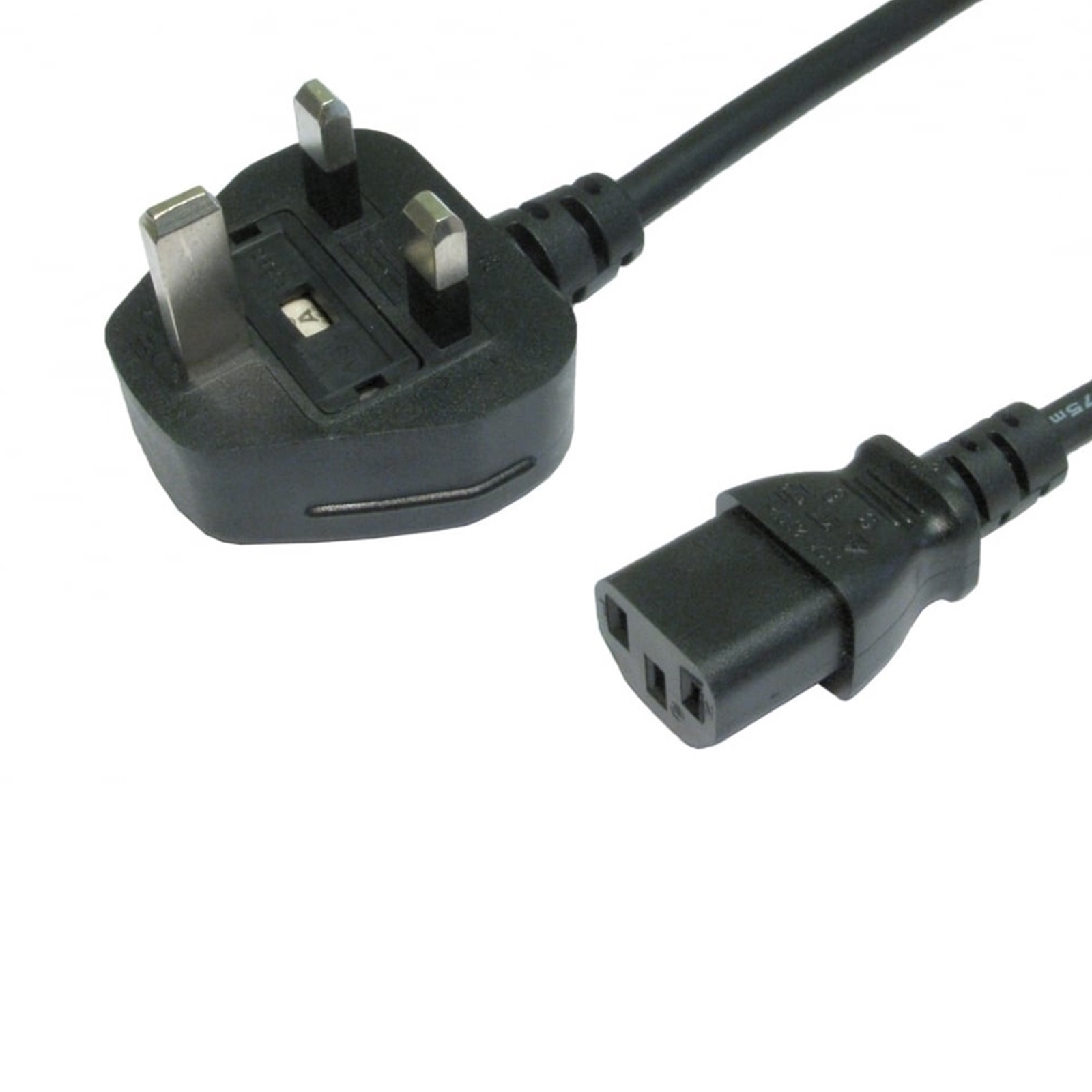 (image for) UK Mains to IEC Kettle 10m Black OEM Power Cable