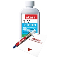 Akasa AK-455 5g Thermal Compound Syringe & Akasa AK-TC 125ml Thermal Interface Cleaning Fluid TIM Kit