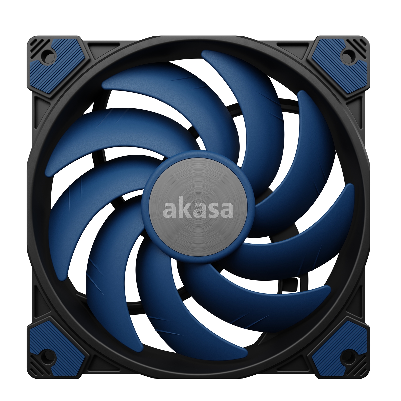 AKASA AK-FN118 Alucia SC14 Black & Blue Fan, 140mm, 1800RPM, 4-Pin PWM Connector, Premium Fan with Impressively Silent Cooling Performance
