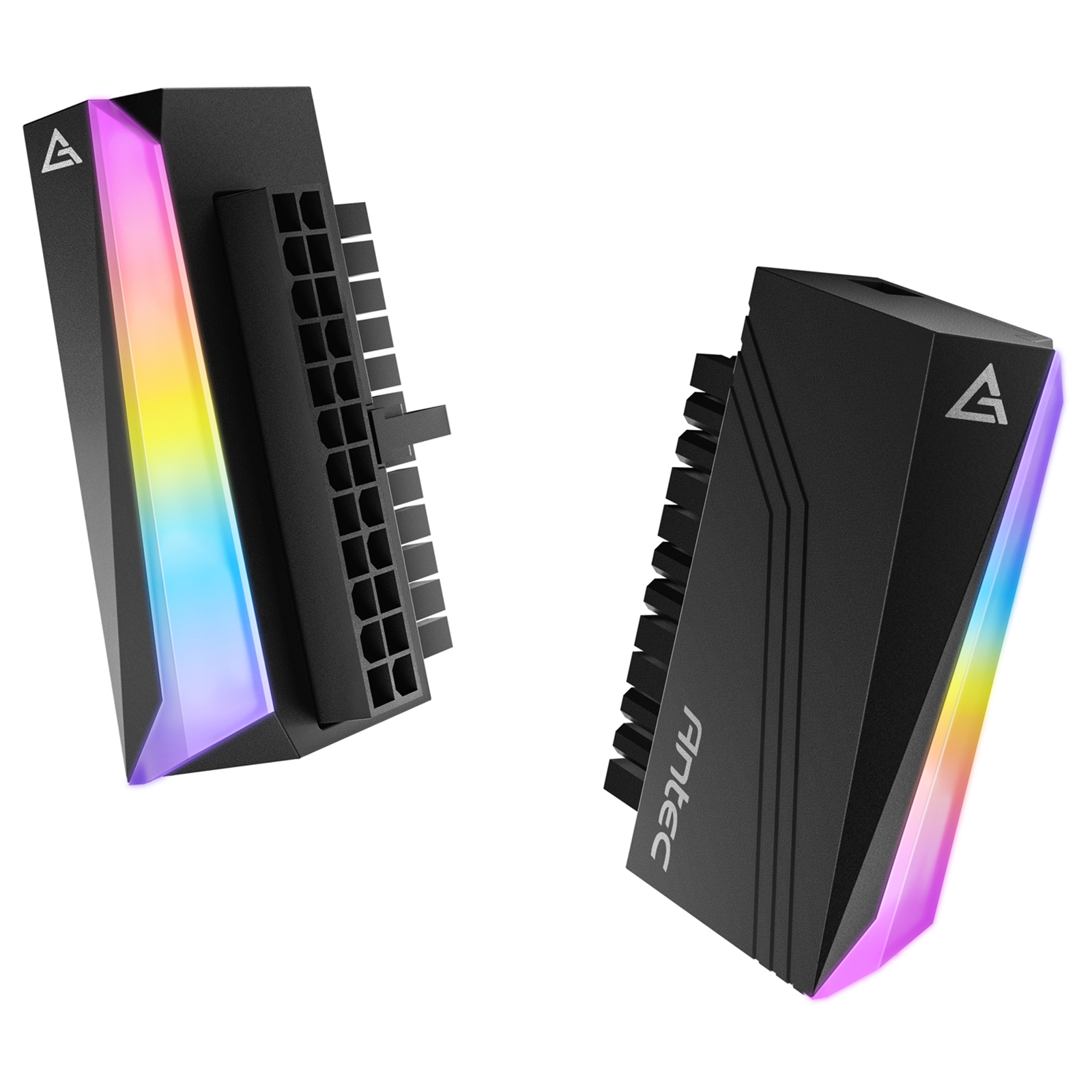 (image for) Antec 24-Pin 90-Degree ARGB Adapter - ATX Connector, 5V 3-Pin, Smarter & Cleaner Cabling, ARGB Sync Support