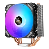 Antec A400i Fan Cpu Cooler, Universal Socket, 120mm Neon Light Effect Silent Rgb Pwm Fan, 1800rpm, 4 Direct-touch Copper Heatpipes, Intel Lga 1700 Bracket Included 0-761345-10913-0 - Tgt01