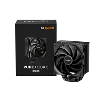 Be Quiet! Pure Rock 3 Cpu Cooler, Universal Socket, Pure Wings 3 Pwm Fan, 2000rpm, Only 31.2db(a) At Maximum Fan Speed, 190w Tdp, 3-year Manufacturer's Warranty Bk039 - Tgt01