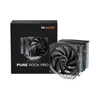 Be Quiet! Pure Rock Pro 3 Cpu Cooler, Universal Socket, 2 X Pure Wings Fans, 2000rpm, Only 34.8db(a) At Maximum Fan Speed, 250w Tdp, 3-year Manufacturer's Warranty Bk041 - Tgt01