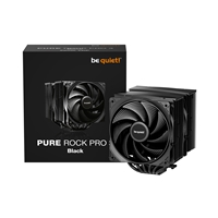 Be Quiet! Pure Rock Pro 3 Cpu Cooler, Black, Universal Socket, 2 X Pure Wings Fans, 2000rpm, Only 34.8db(a) At Maximum Fan Speed, 250w Tdp, 3-year Manufacturer's Warranty Bk042 - Tgt01