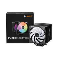 Be Quiet! Pure Rock Pro 3 Lx Cpu Cooler, Universal Socket, 2 X Light Wings Fans, 2000rpm, Only 34.8db(a) At Maximum Fan Speed, 250w Tdp, 3-year Manufacturer's Warranty Bk043 - Tgt01