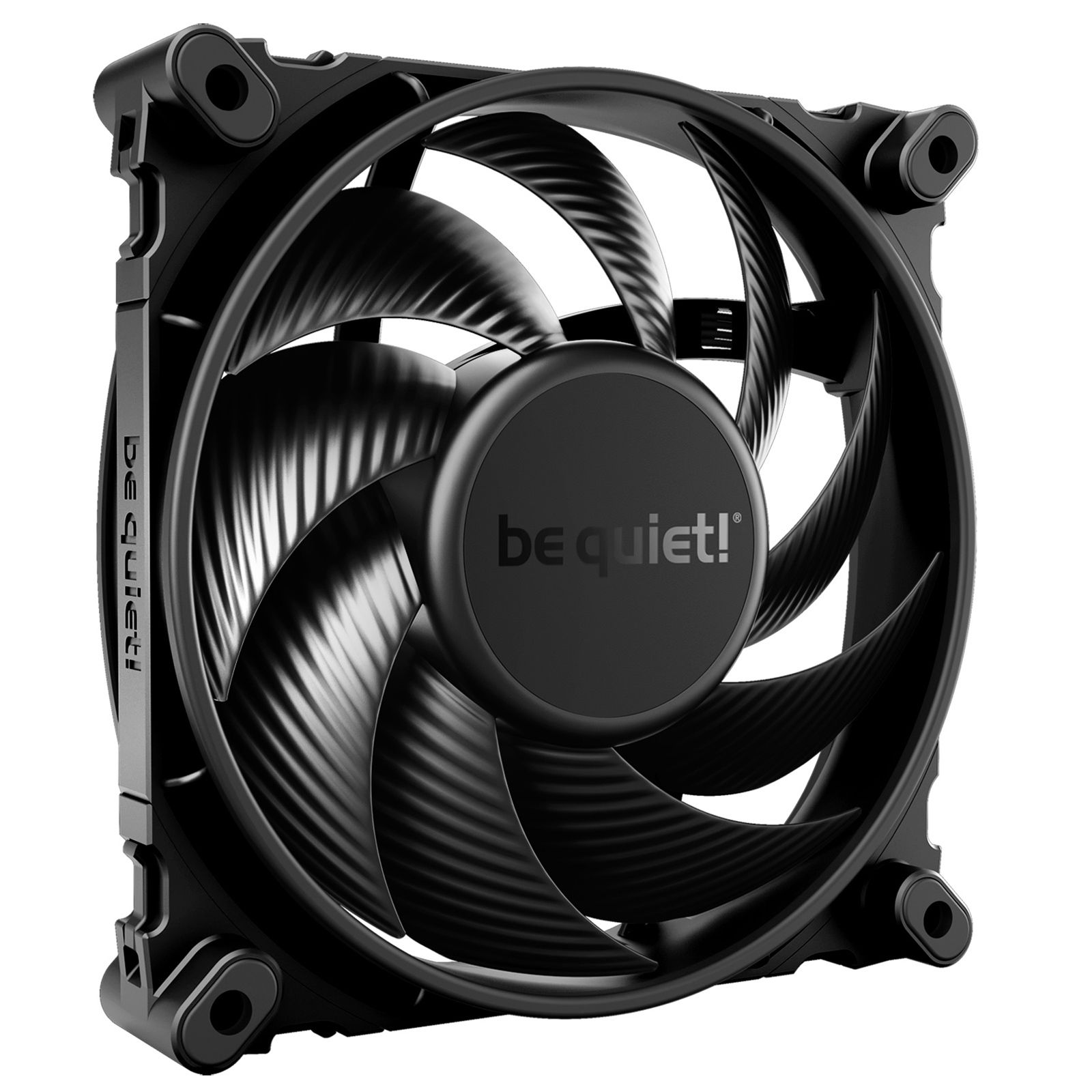 (image for) be quiet! Silent Wings 4 PWM Black Fan, 120mm, 1600RPM, 4-Pin PWM Fan Connector, Black Frame, Black Blades, Optimized Fan Blades for High End Performance, 2 Mounting Options